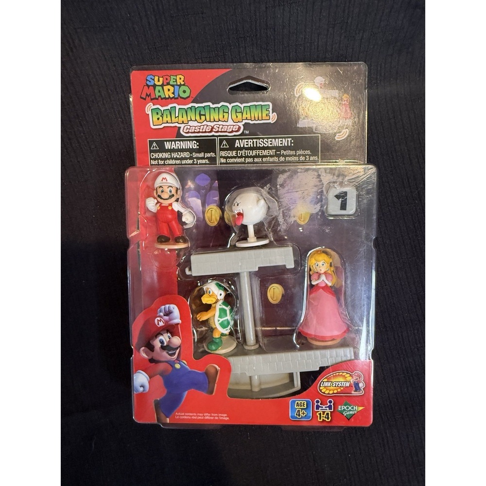 Super Mario Balancing Game Castle Stage Link System Epoch 2022 New 7424